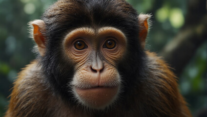 Obraz premium Moneky in the jungle 