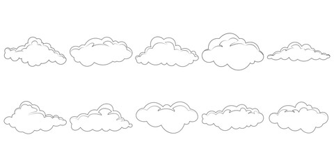Cloud Outline Illustration