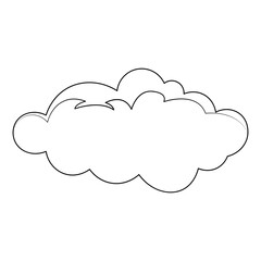 Cloud Outline Illustration