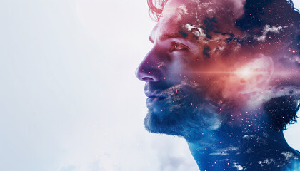  A Double Exposure Voyage Through Space and Self