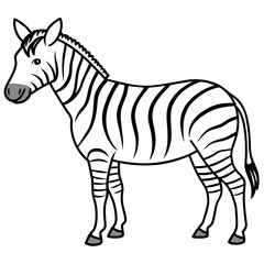zebra vector illustration mascotzebra silhouette,zebra  vector,icon,svg,characters,cartoon,Holiday t shirt,black zebra drawn trendy logo Vector illustration,zebra line art on a white background