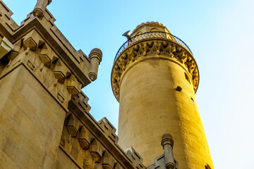 Shiite Mosque of Imam Huseyin of 18 century in Baku, capital of the Azerbaijan Republic, taken in...
