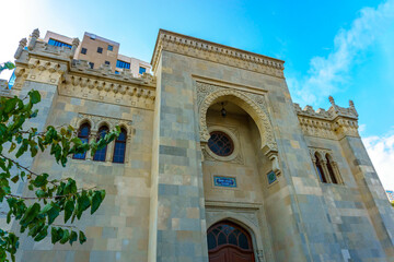 Shiite Mosque of Imam Huseyin of 18 century in Baku, capital of the Azerbaijan Republic, taken in...