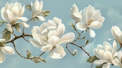 Magnolia Blooms for a Timeless and Sophisticated Aesthetic