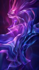 Obraz premium A colorful abstract background with flowing lines and swirls