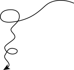 Arrow hand drawn. Collection of pointers