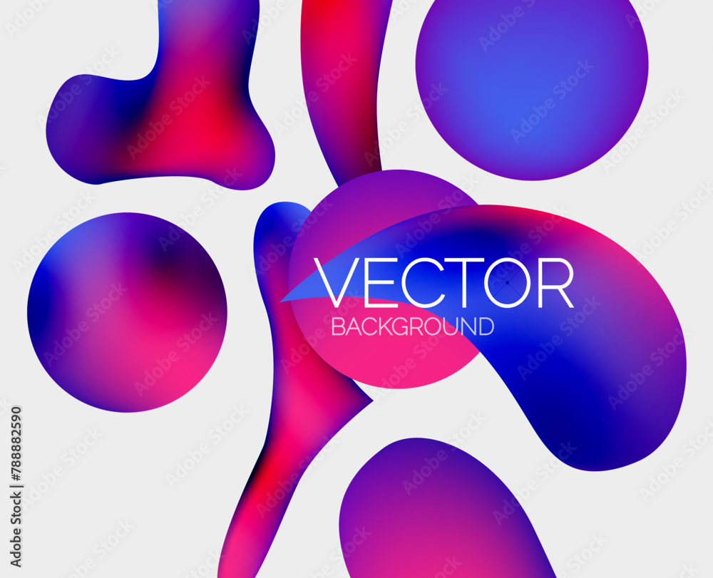 Poster a mesmerizing logo design featuring a purple and electric blue abstract background with a vibrant ci