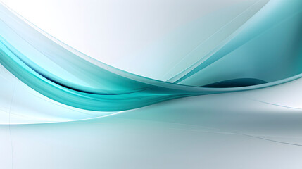 Obraz premium Digital technology green and white abstract concept abstract poster web page PPT background