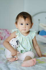 Fototapeta premium Young Asian Girl Toddler Portraits