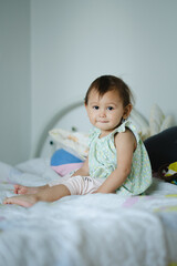 Fototapeta premium Young Asian Girl Toddler Portraits