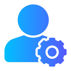 management gradient icon
