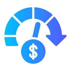 performance gradient icon