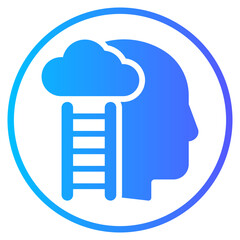 ambition gradient icon