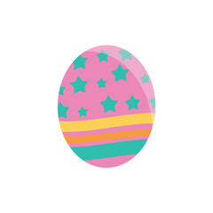 Easter egg flat design