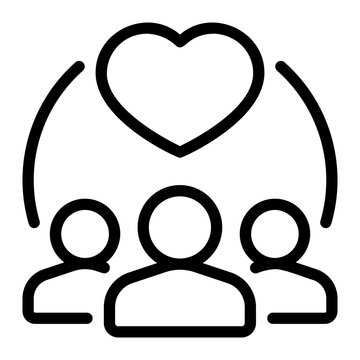 dedication line icon