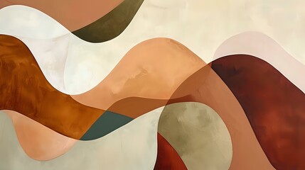 Subtle Shading and Smooth Curves in a Tactile Modernist Painting