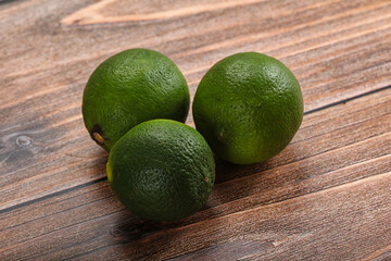 Green sour tropical Lime fruit