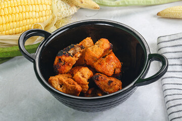 Indian cuisine - Fish Tikka barbecue