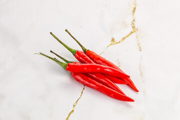 Hot and spicy chili pepper