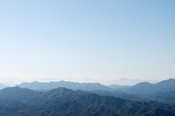 View of the mountain range