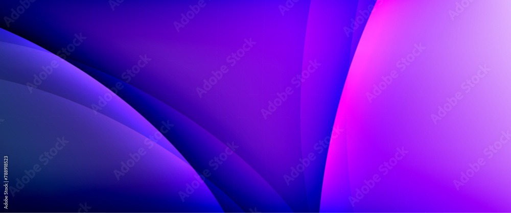 Poster a stunning design with a purple and blue background featuring a swirly purple pattern in the center.