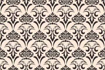 Tafelkleed Damask seamless pattern element vector (3) © Rabab