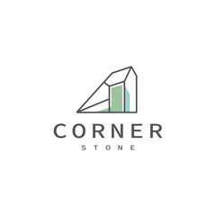 cornerstone vector icon logo design 4