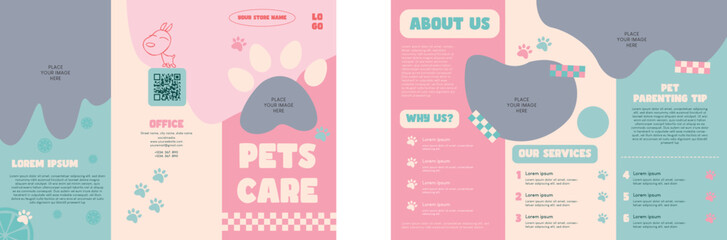 Pet Care Service Trifold Brochure