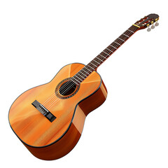 Obraz premium Modern acoustic guitar for theme music