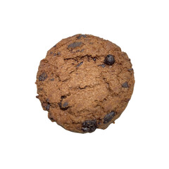Isolated choco chips cookie