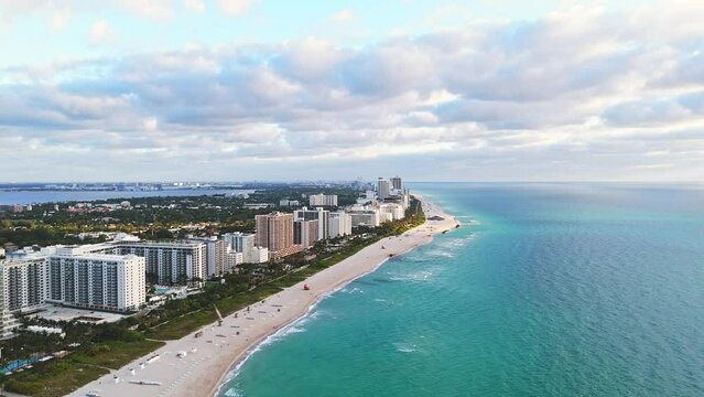 Aerial view of downtown Miami