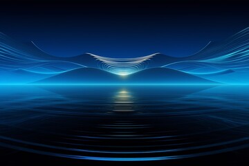 Illusionistic Digital Wave: Serene Horizon
Description: An mesmerizing digital wave pattern set...