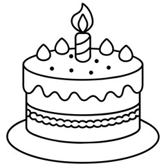         birth, birthday, bread, cake, cakes, candle, chocolate, chiffon, celebration, cupcakes, collection, design, event, happy birthday, kids, party, occasion, pastry, layer, realistic, 