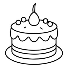         birth, birthday, bread, cake, cakes, candle, chocolate, chiffon, celebration, cupcakes, collection, design, event, happy birthday, kids, party, occasion, pastry, layer, realistic, 