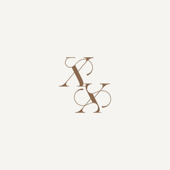 XX letter wedding concept design ideas Luxury and Elegant initial monogram logo