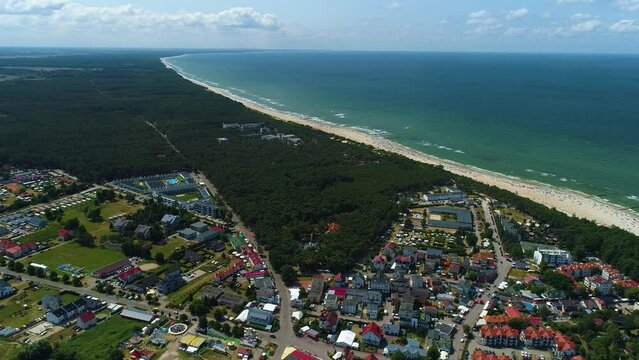 Beautiful Landscape Rowy Piekny Krajobraz Aerial View Poland