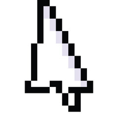 Pixel art cartoon mouse pointer icon 6