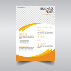 Corporate flyer design template