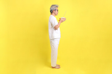 50s white clothing man