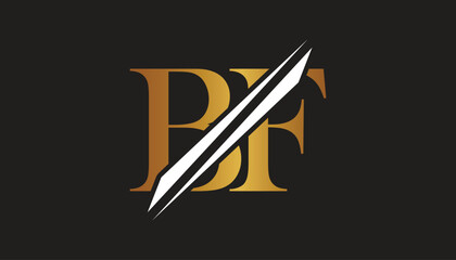 bf letter logo design template elements. bf vector letter logo design. - Powered by Adobe