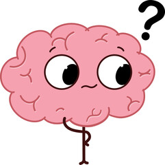 pink brain cute