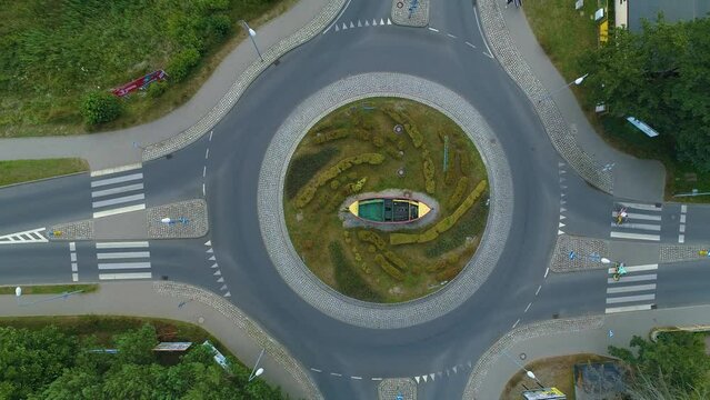 Rondo Boat Mrzezyno Lodka Aerial View Poland