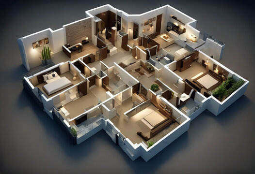 resources floor plan house building interior exterior shiop 3D architecture illustration design graphic clothing gym local home 