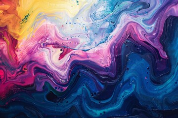 Chromatic cascades. Abstract waves in motion
