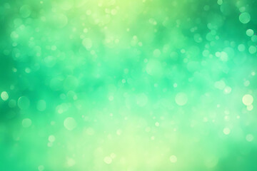 Fototapeta na wymiar Aquamarine Green bokeh , a normal simple grainy noise grungy empty space or spray texture , a rough abstract retro vibe shine bright light and glow background template color gradient