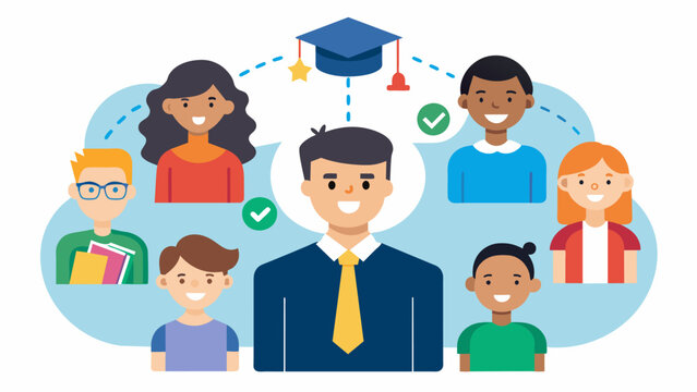 A youth mentorship program where college students are paired with elementary school students to provide guidance support and positive role