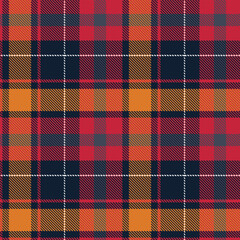 Scottish Tartan Seamless Pattern. Checkerboard Pattern Seamless Tartan Illustration Vector Set for Scarf, Blanket, Other Modern Spring Summer Autumn Winter Holiday Fabric Print.