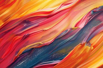 Spectrum sensations. Abstract waves in vibrant motion