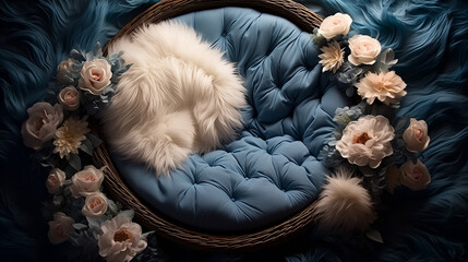 Backdrop for newborn baby photography.