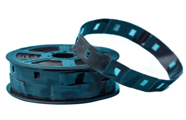 old film on transaparent png file